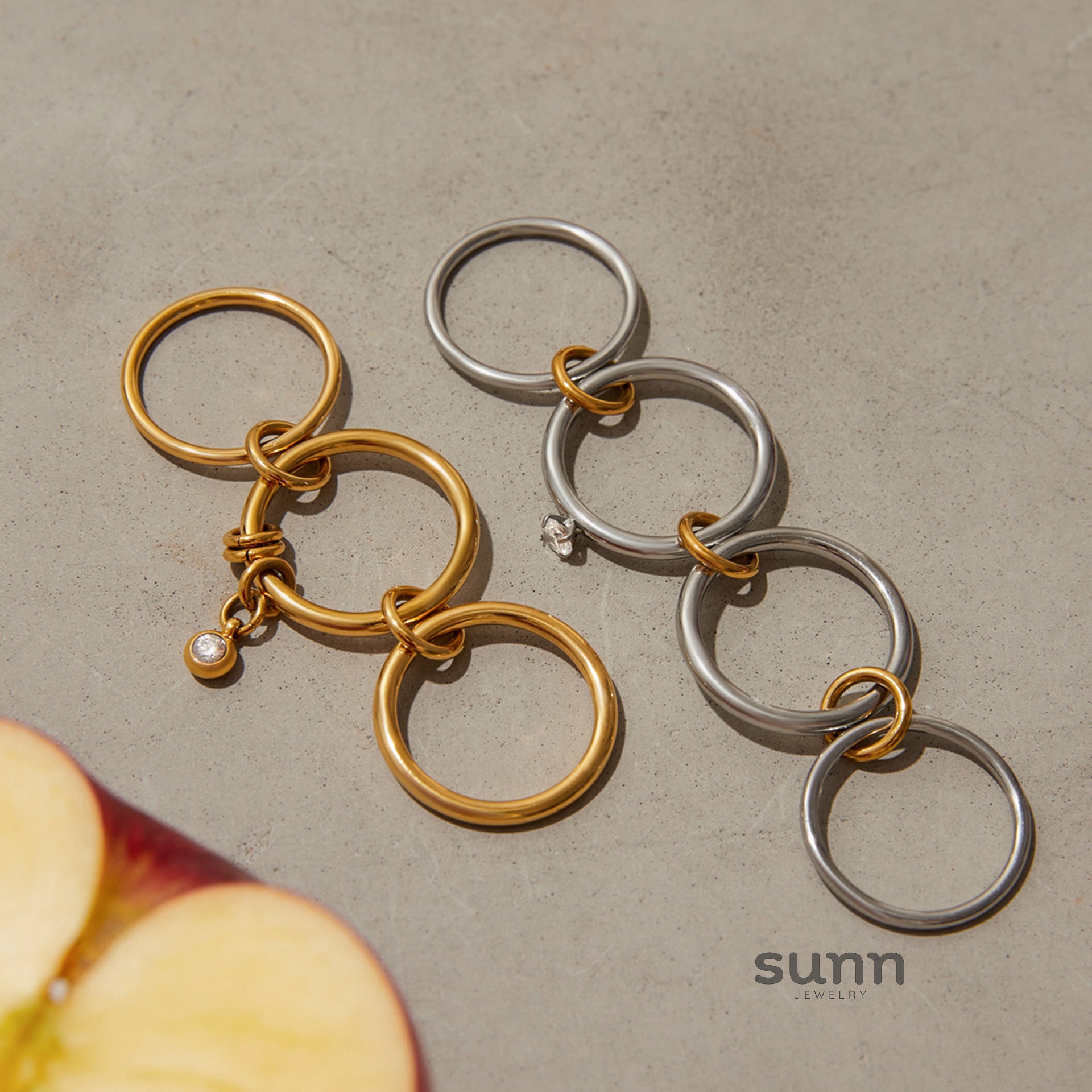 Nico Delicate Stacking Rings [OJXJKNMF]