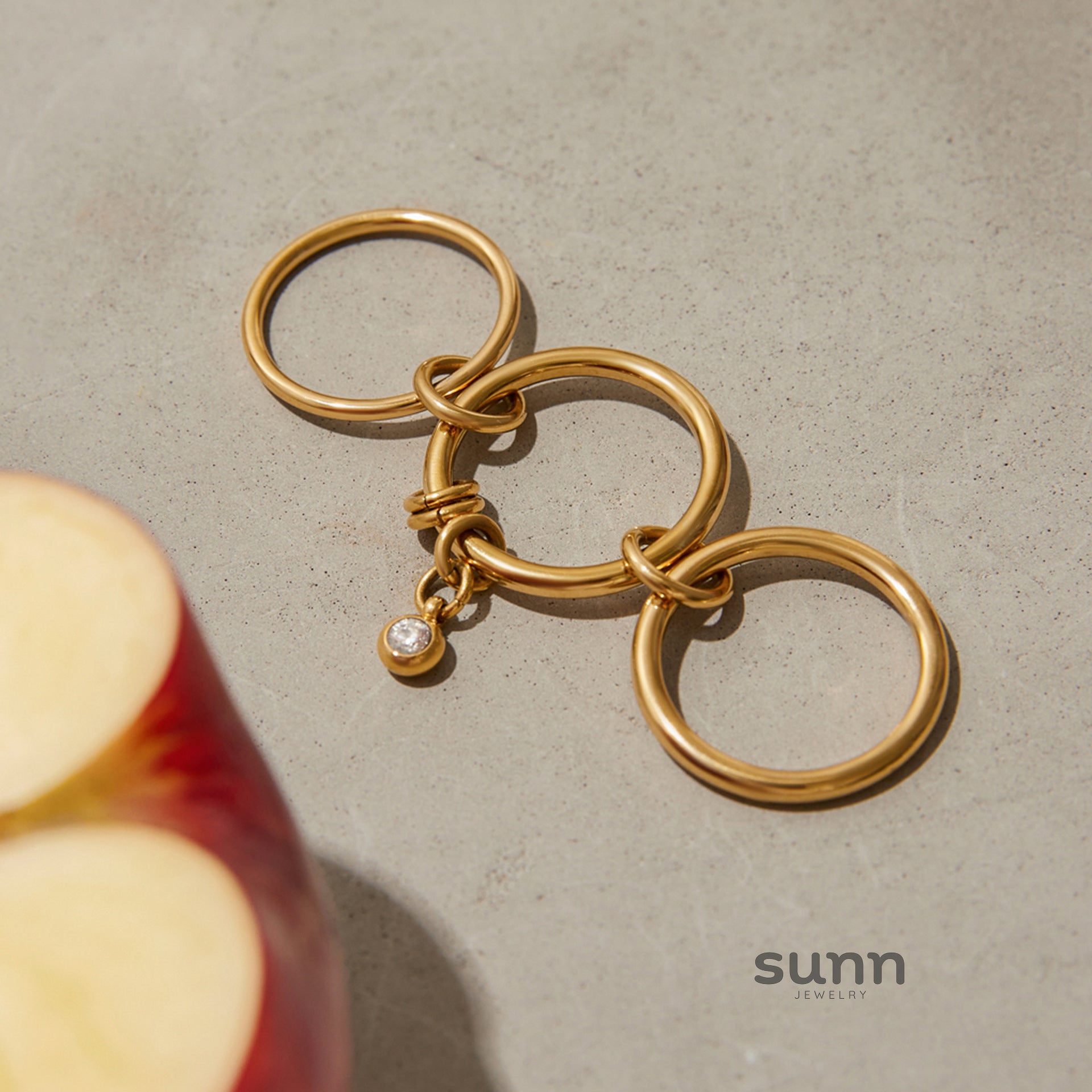 Nico Delicate Stacking Rings [XFEL06OG]
