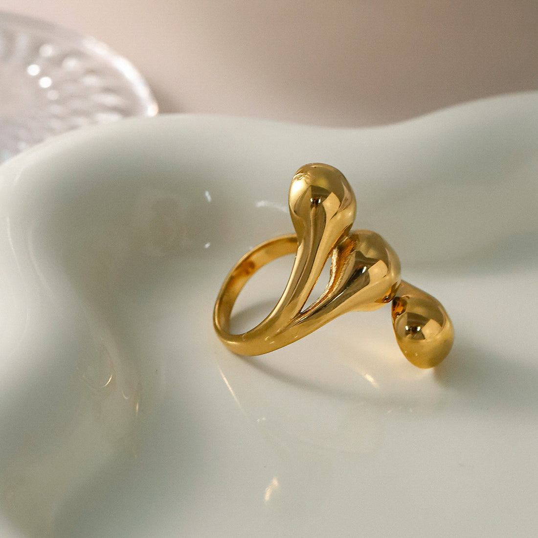 Nicole Asymmetrical Open Ring [LXA7GQYK]