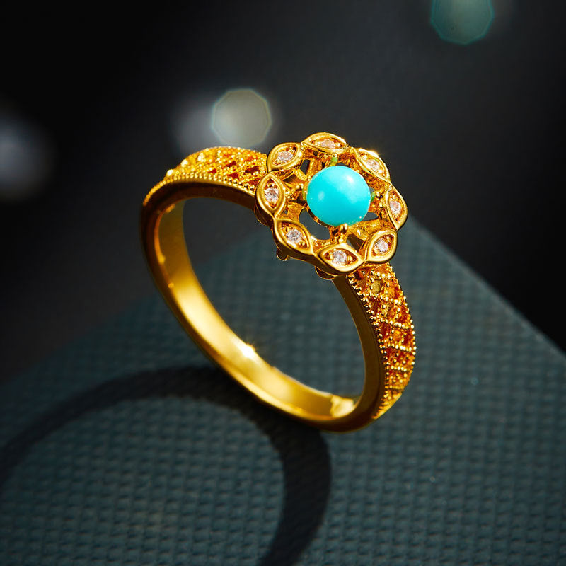 Nicole Palace Floral Ring [HP395OKY]