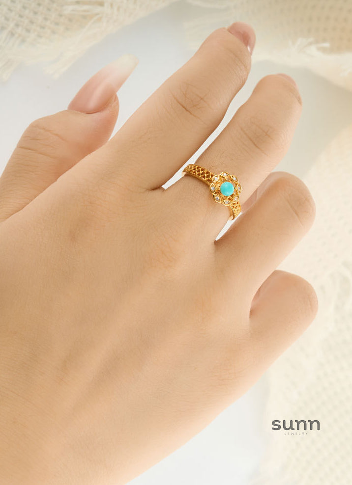 Nicole Palace Floral Ring [FG8JEPRS]
