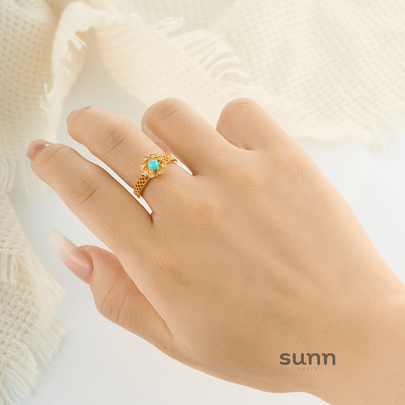Nicole Palace Floral Ring [HP395OKY]