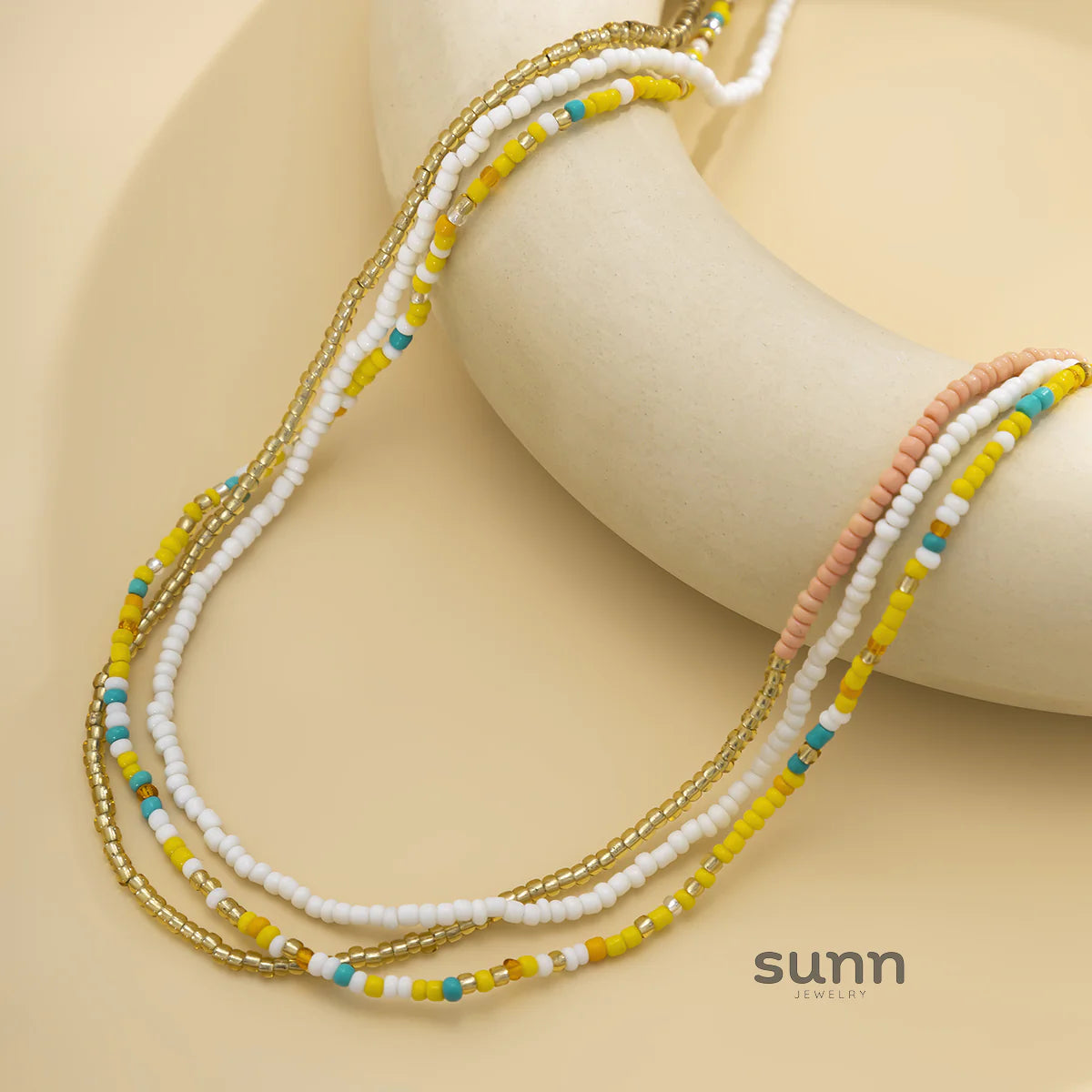 Nicolina Beaded Body Chain Set