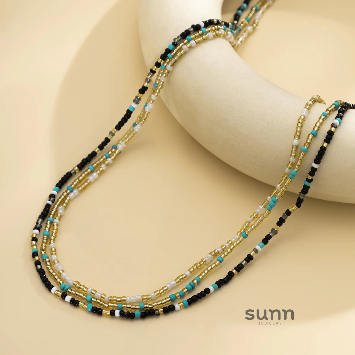 Nicolina Beaded Body Chain Set