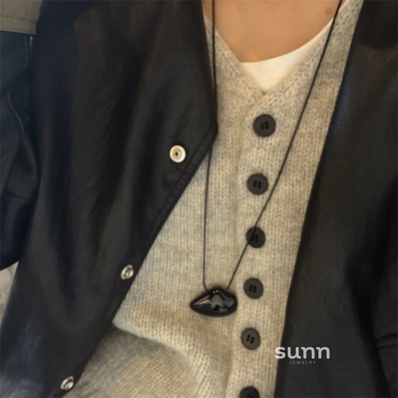 Nicolina Cloud Pendant Sweater Chain [4ARKR87T]