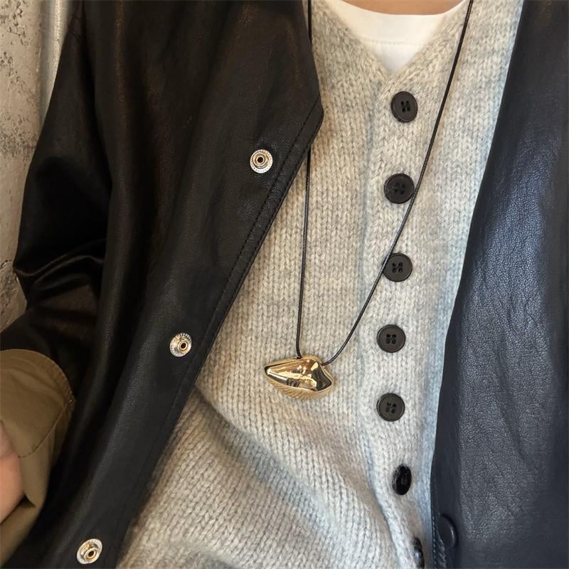 Nicolina Cloud Pendant Sweater Chain [OS1N11EK]