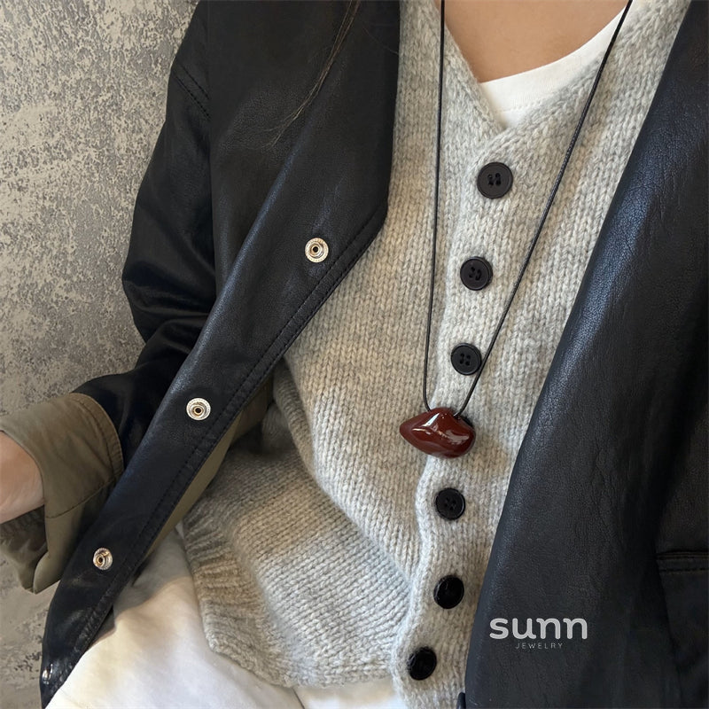 Nicolina Cloud Pendant Sweater Chain [LFUNV42S]