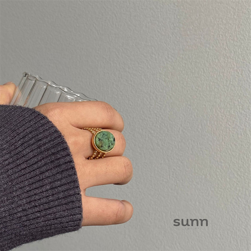 Nihira Embossed Open Ring [ISH35C85]