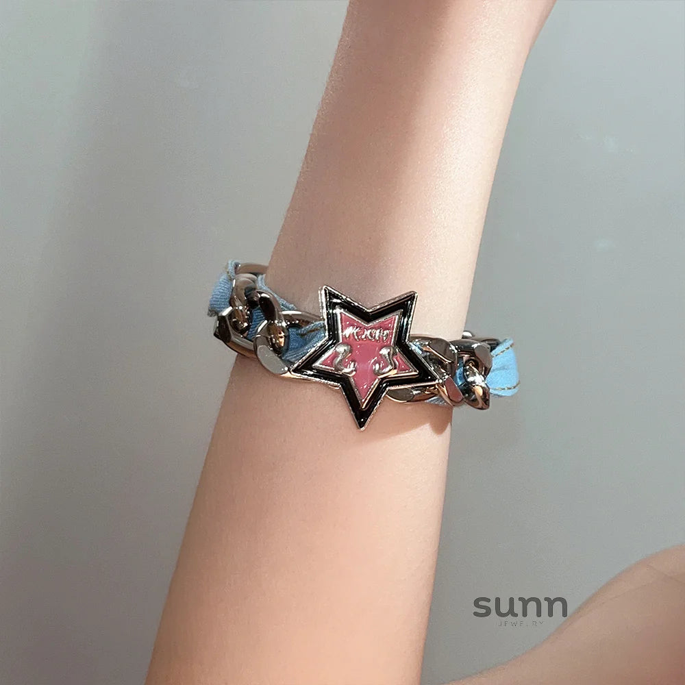 Nikita Star Denim Chain Set
