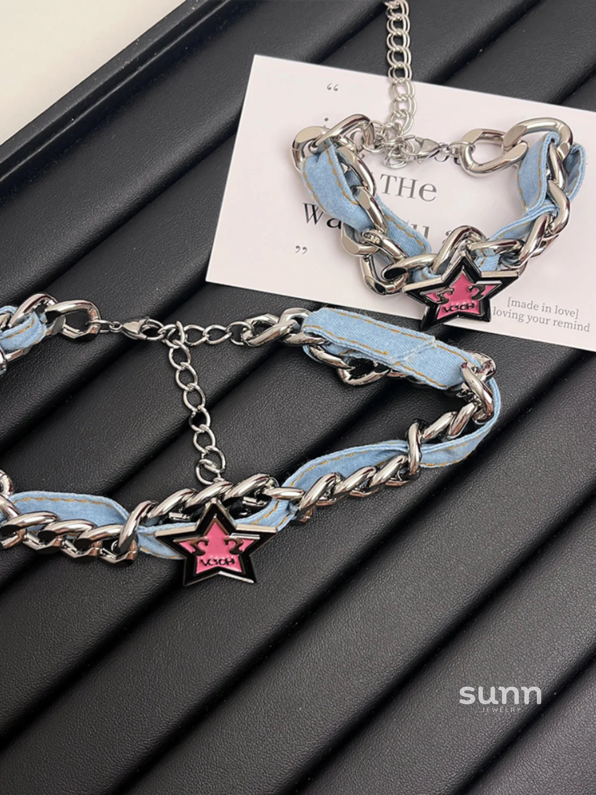 Nikita Star Denim Chain Set