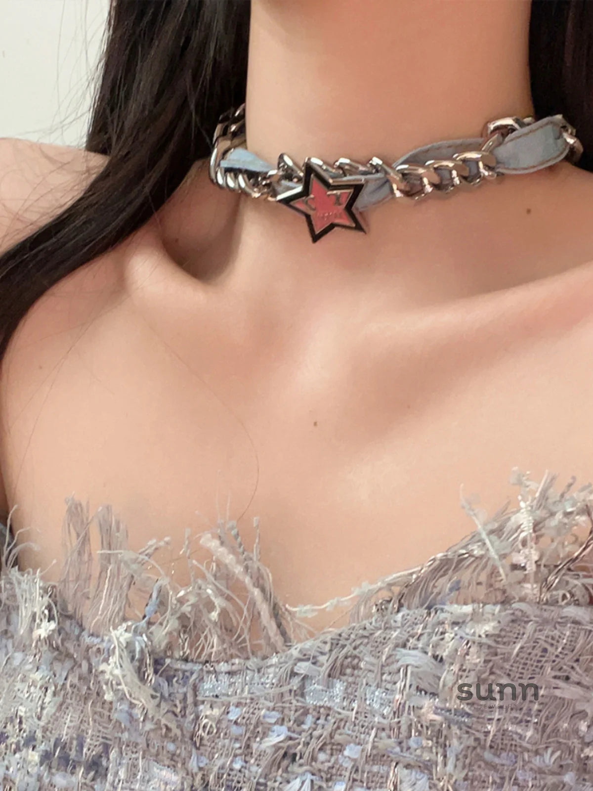 Nikita Star Denim Chain Set