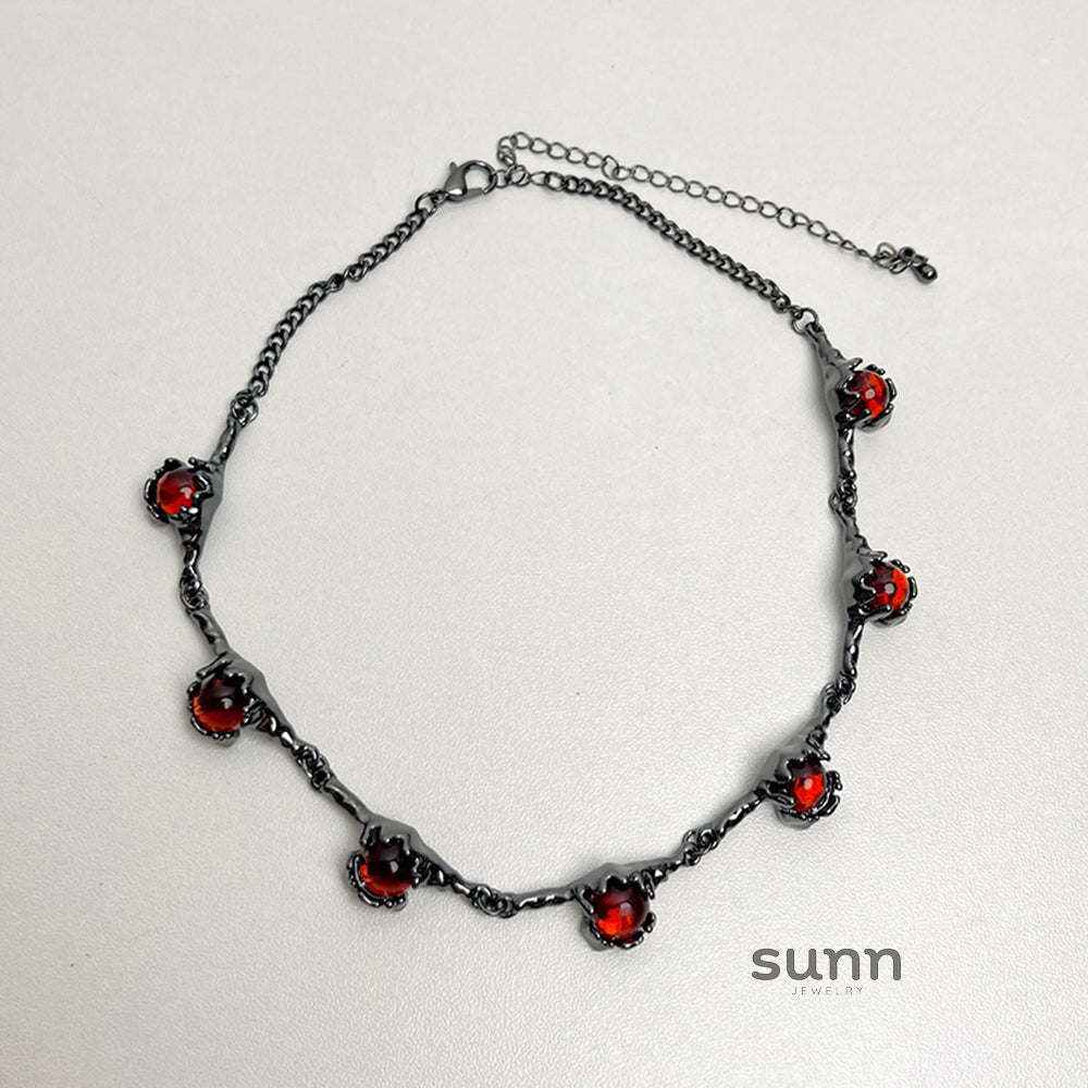 Nikole Red Zircon Choker [ENXRQ8I4]
