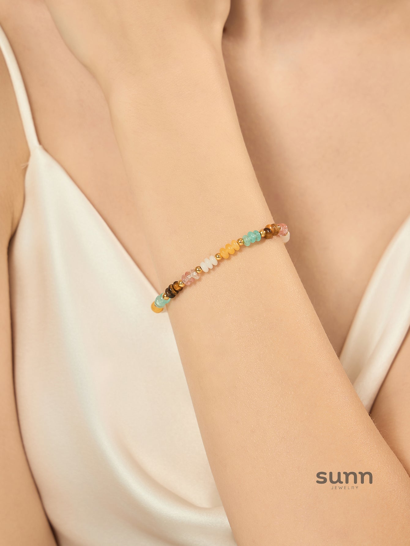 Nimrat Colorful Beaded Pearl Necklace [ZDV13S3H]