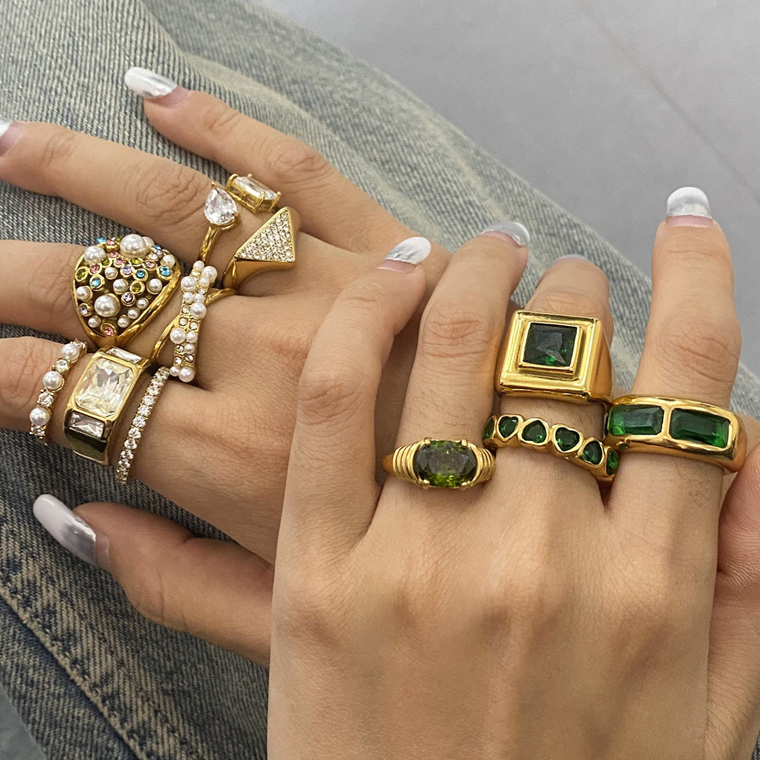 Nimrat Delicate Ring Set [3WMVW7T0]