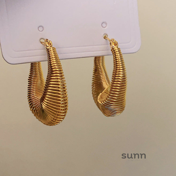 Nina Modern Geometric Earrings [AL7JPEK6]