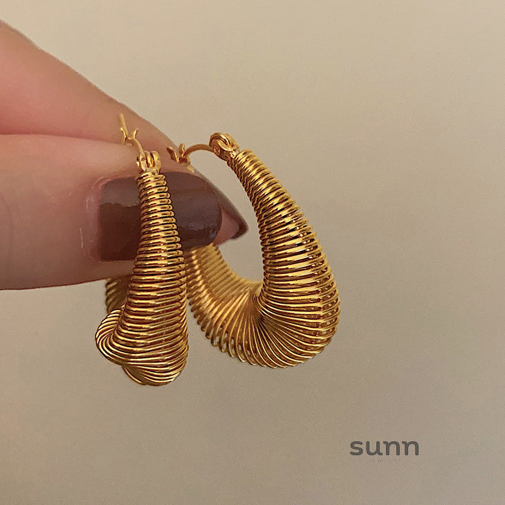 Nina Modern Geometric Earrings [XXD17U24]