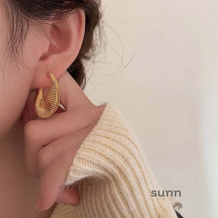 Nina Modern Geometric Earrings [2GTDHXL0]