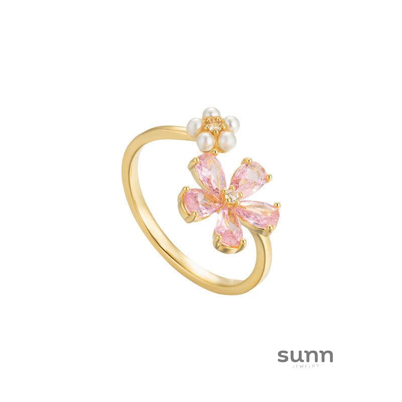 Nirvana Pink Bloom Ring [SJUMZ7OV]