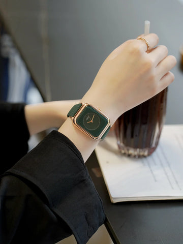 Nirvi Modern Rectangle Watch