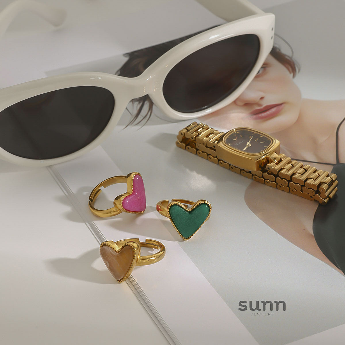Nitara Luxe Heart Ring [970U65JM]