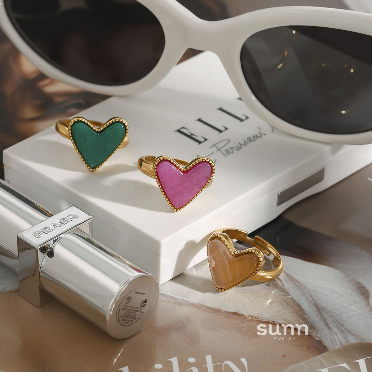 Nitara Luxe Heart Ring [I9F6LIT4]