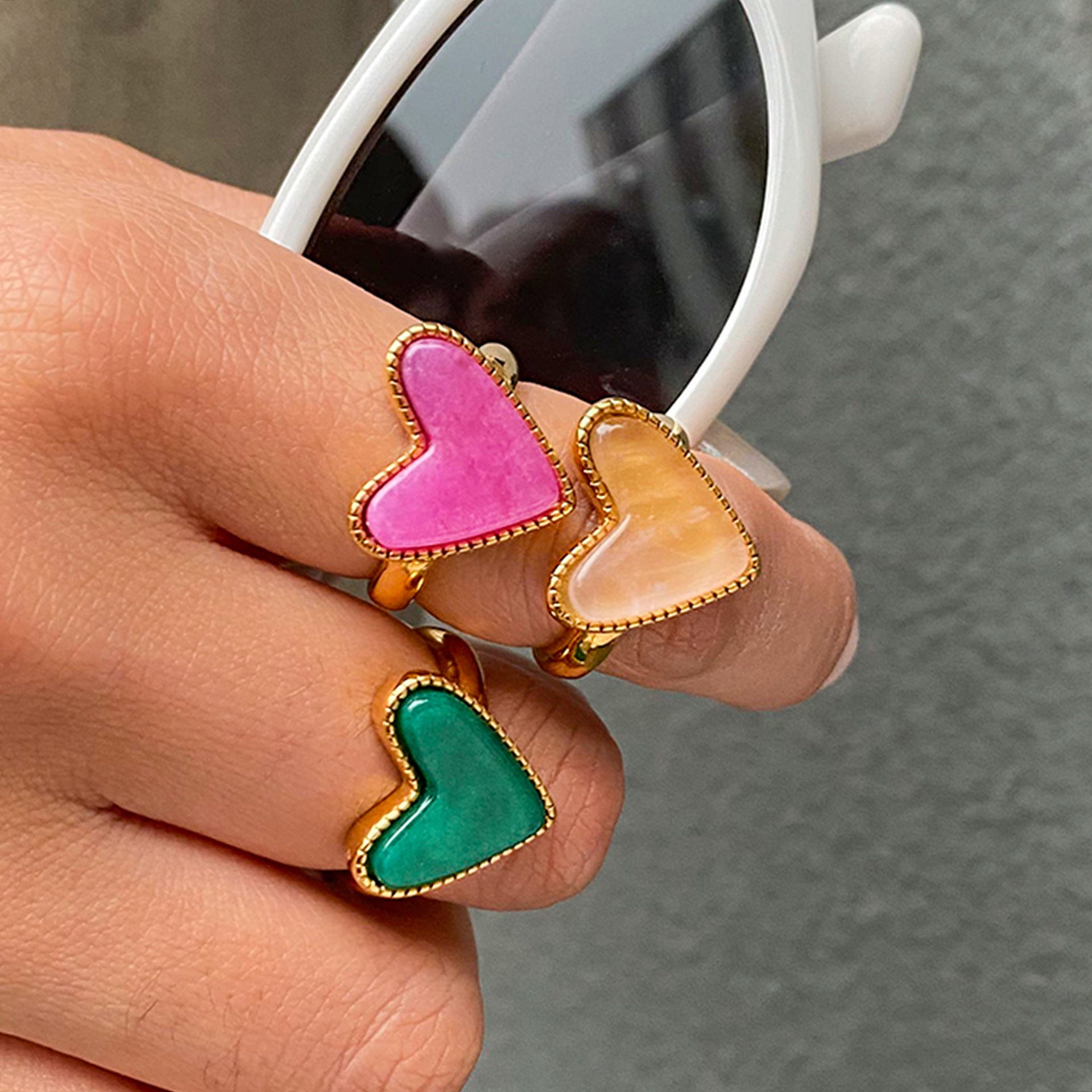 Nitara Luxe Heart Ring [2Q7P7GRO]