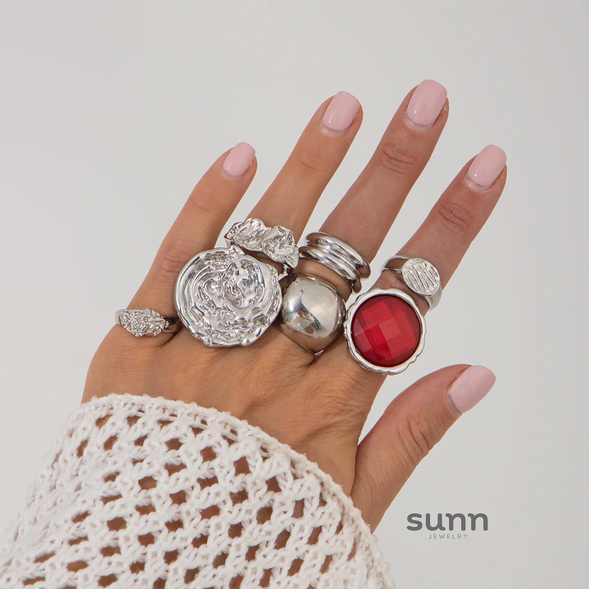 Niyah 7-Piece Ring Set