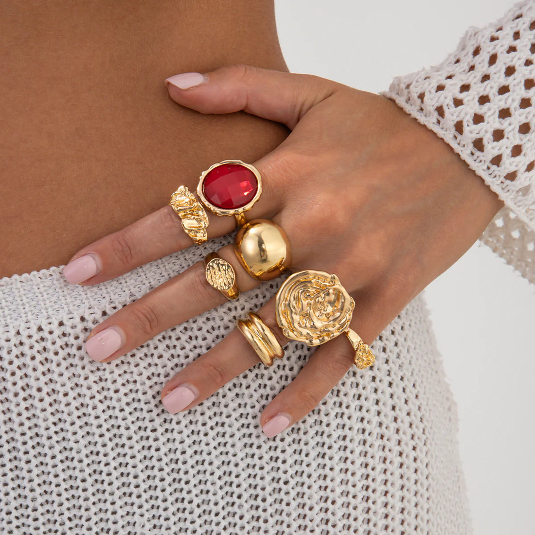 Niyah 7-Piece Ring Set