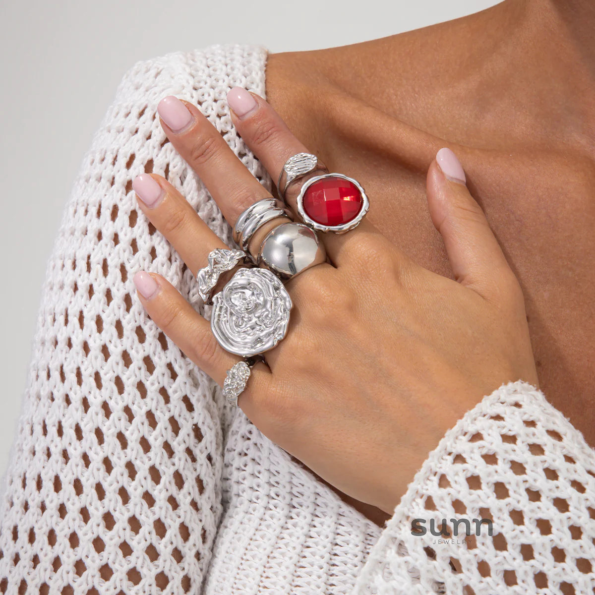 Niyah 7-Piece Ring Set