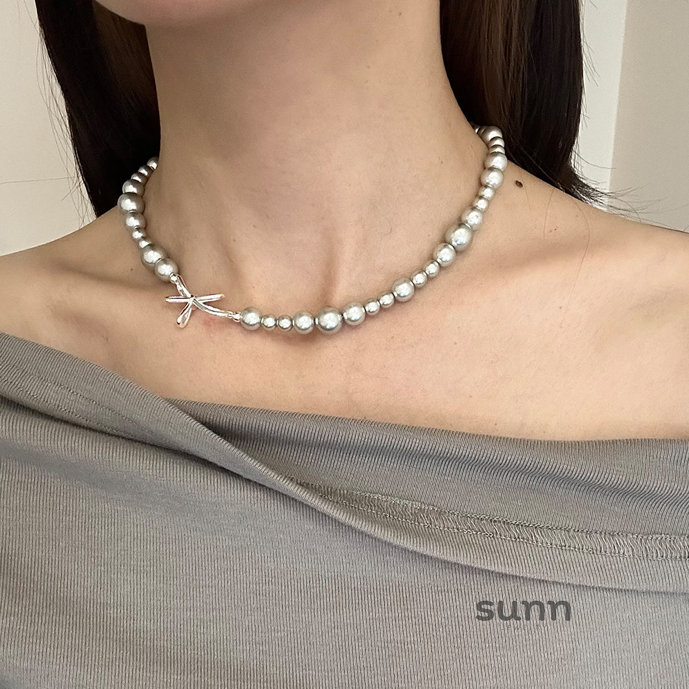 Niyah Bow Pearl Necklace [7HDTYJE4]
