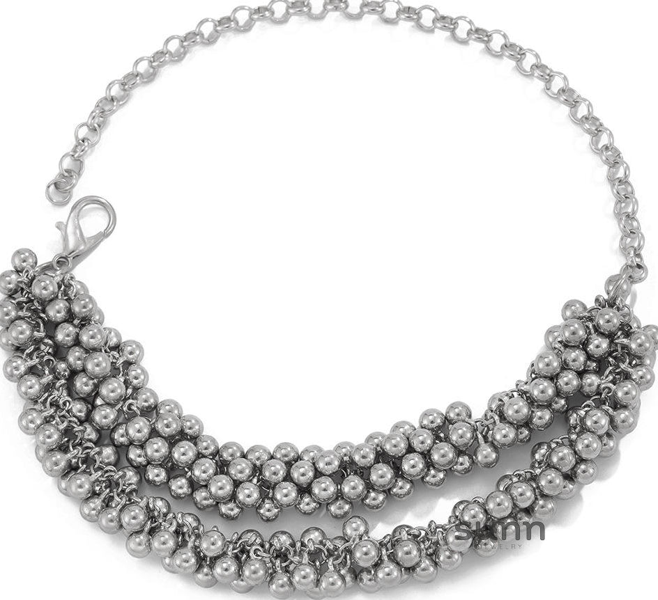 Niyah Layered Sphere Necklace [F0U3AXAD]