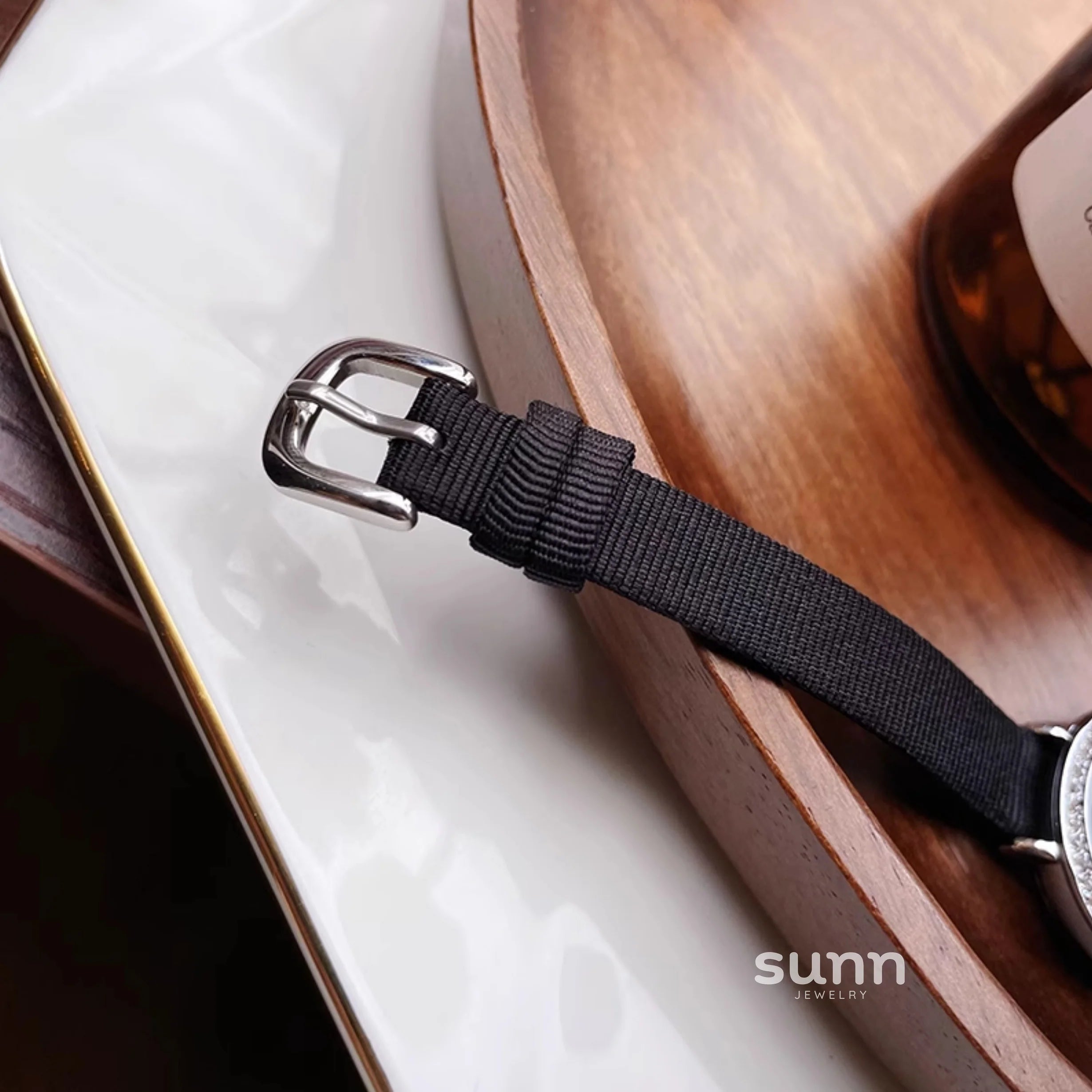 Noelani Zircon Round Dial Watch
