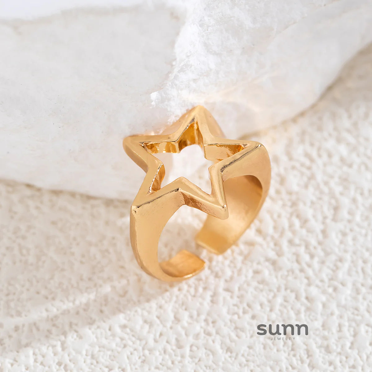 Noelia Star Cutout Ring