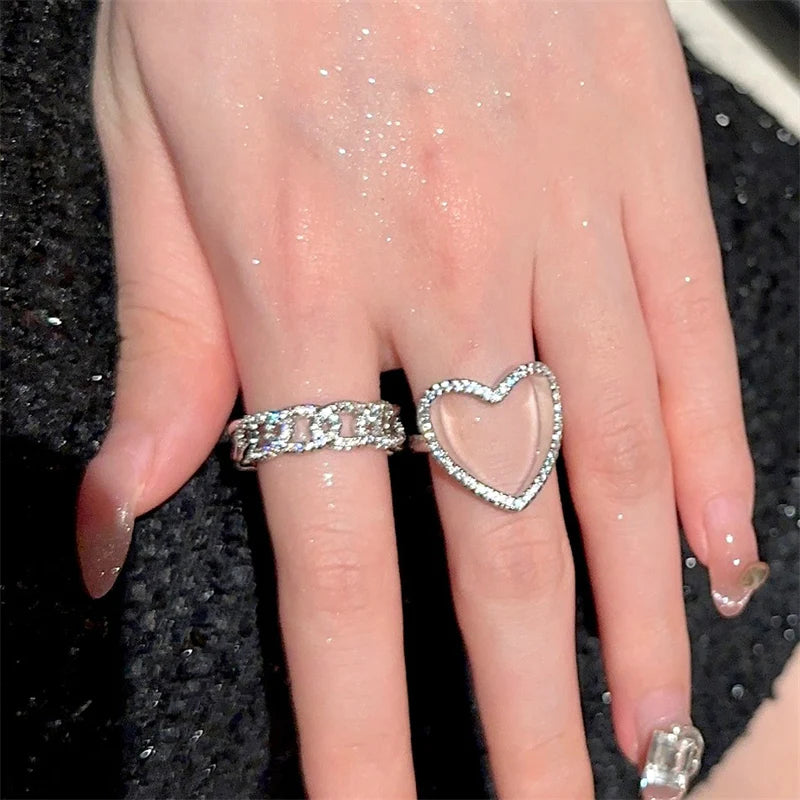 Nolan Zircon Embellished Rings