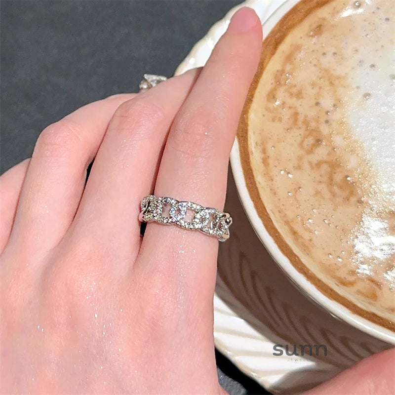 Nolan Zircon Embellished Rings