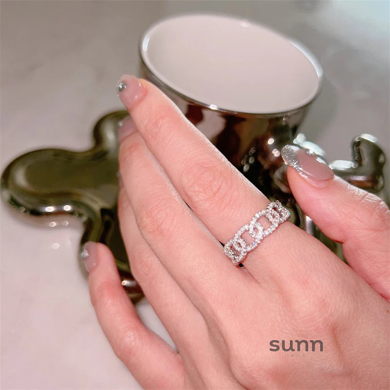 Nolan Zircon Embellished Rings