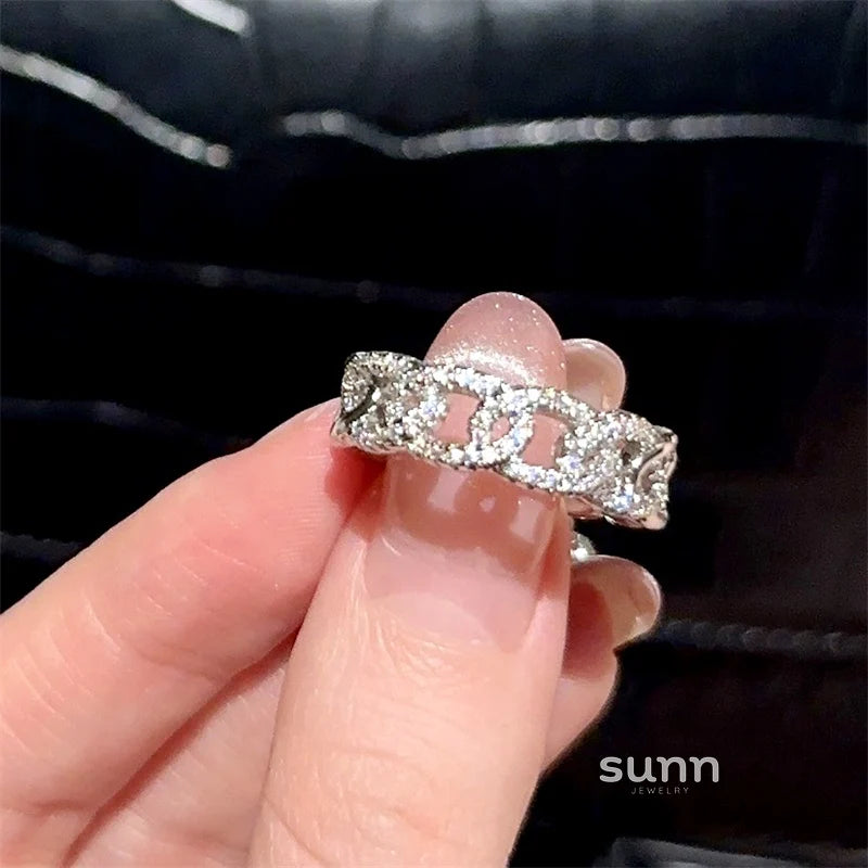 Nolan Zircon Embellished Rings