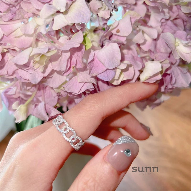Nolan Zircon Embellished Rings