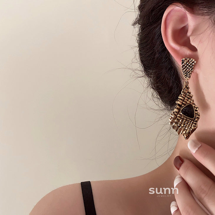 Nona Baroque Braided Earrings [GE7FXWP4]