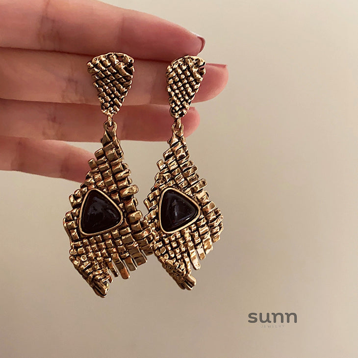 Nona Baroque Braided Earrings [5HXN7OD2]