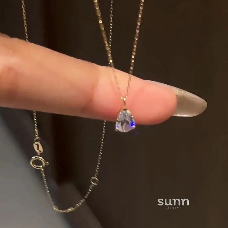 Nova Teardrop Sparkle Necklace