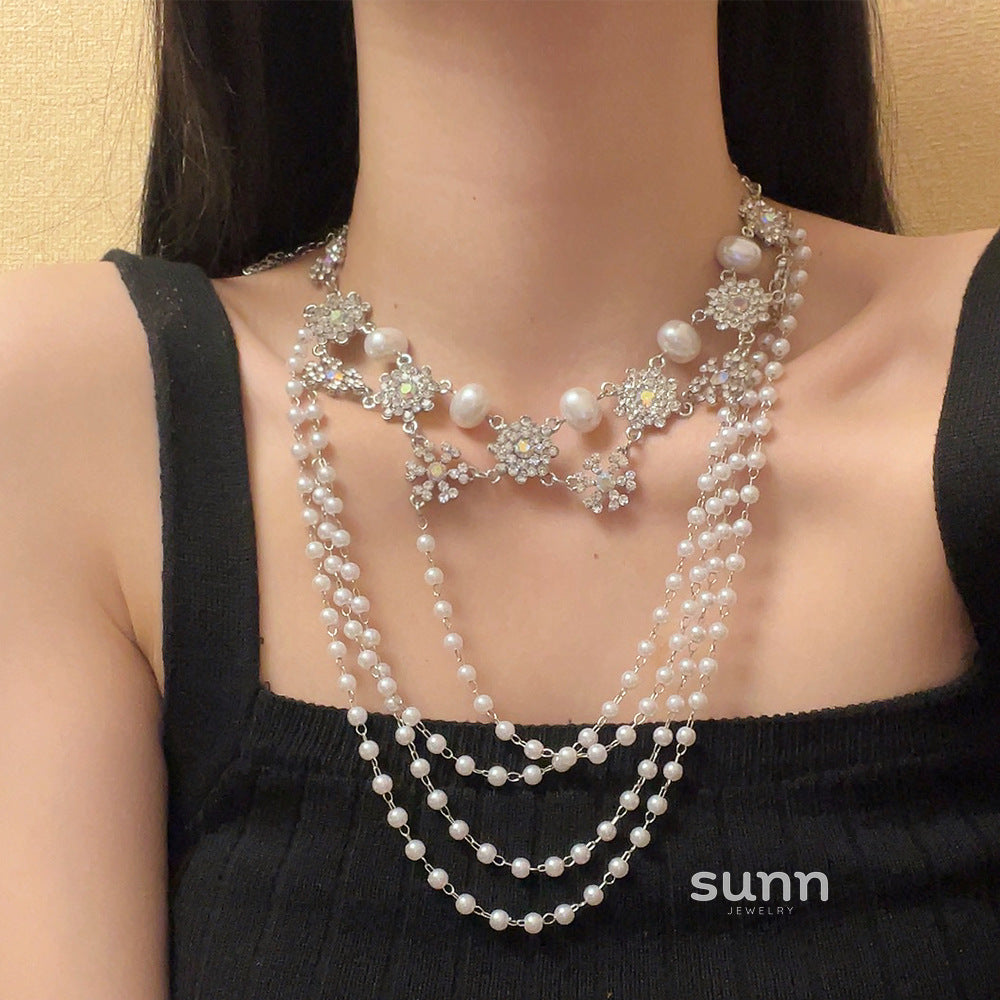 Nuha Rhinestone Pearl Shoulder Chain [X6ZD2V6I]