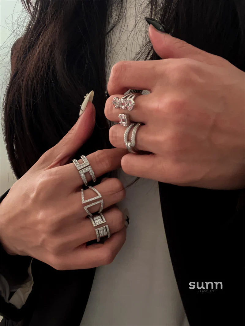 Nuha Zirconia Open Ring