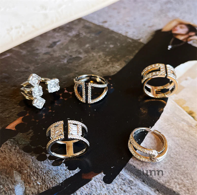 Nuha Zirconia Open Ring