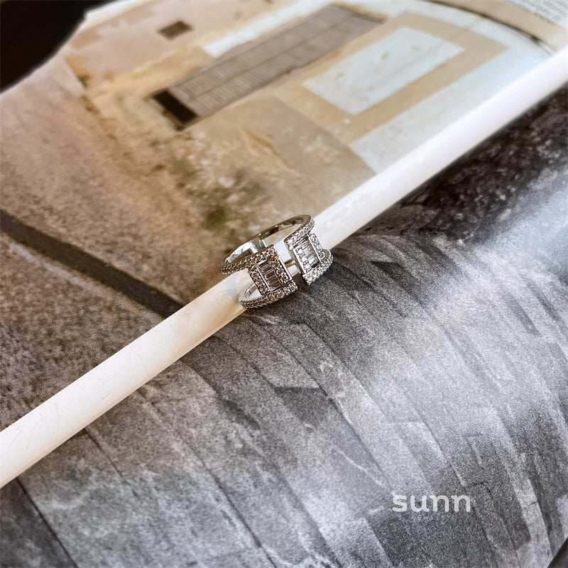 Nuha Zirconia Open Ring