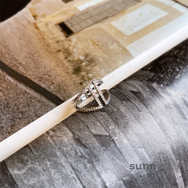 Nuha Zirconia Open Ring