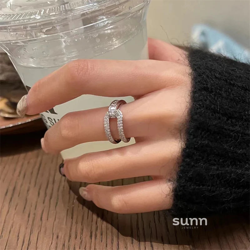 Nuha Zirconia Open Ring