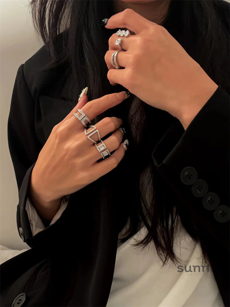 Nuha Zirconia Open Ring