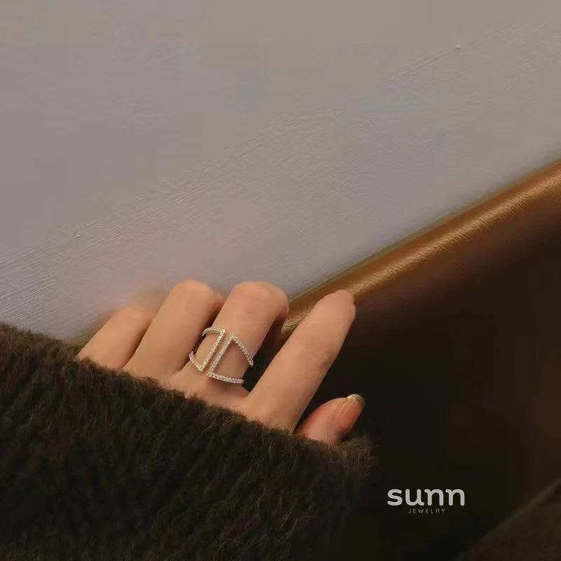Nuha Zirconia Open Ring