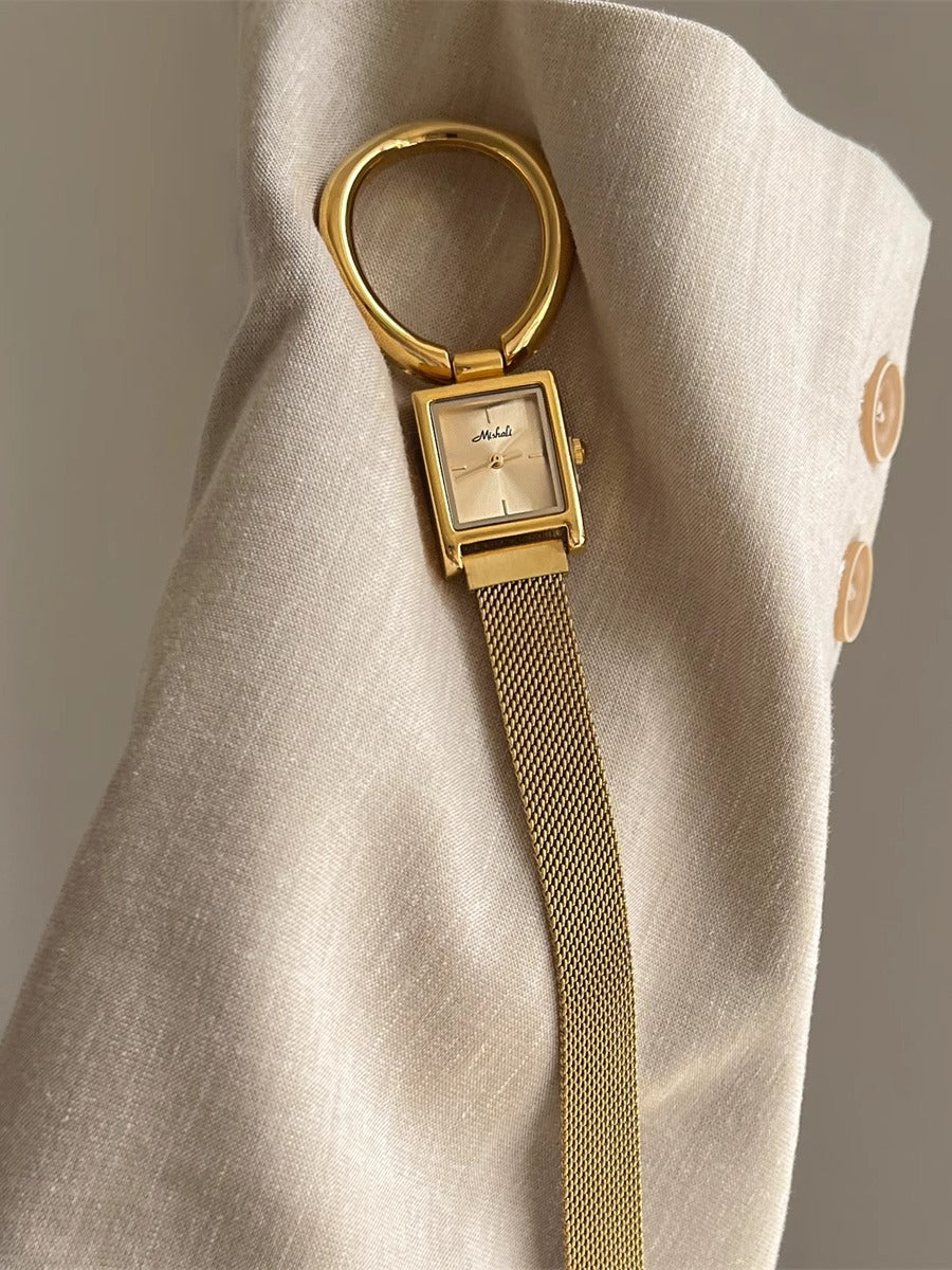 Nyasia Magnetic Mesh Watch [5TNPTWIA]